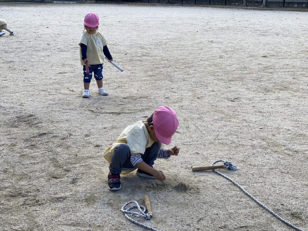 運動会のあと、目いっぱい遊んだ！！