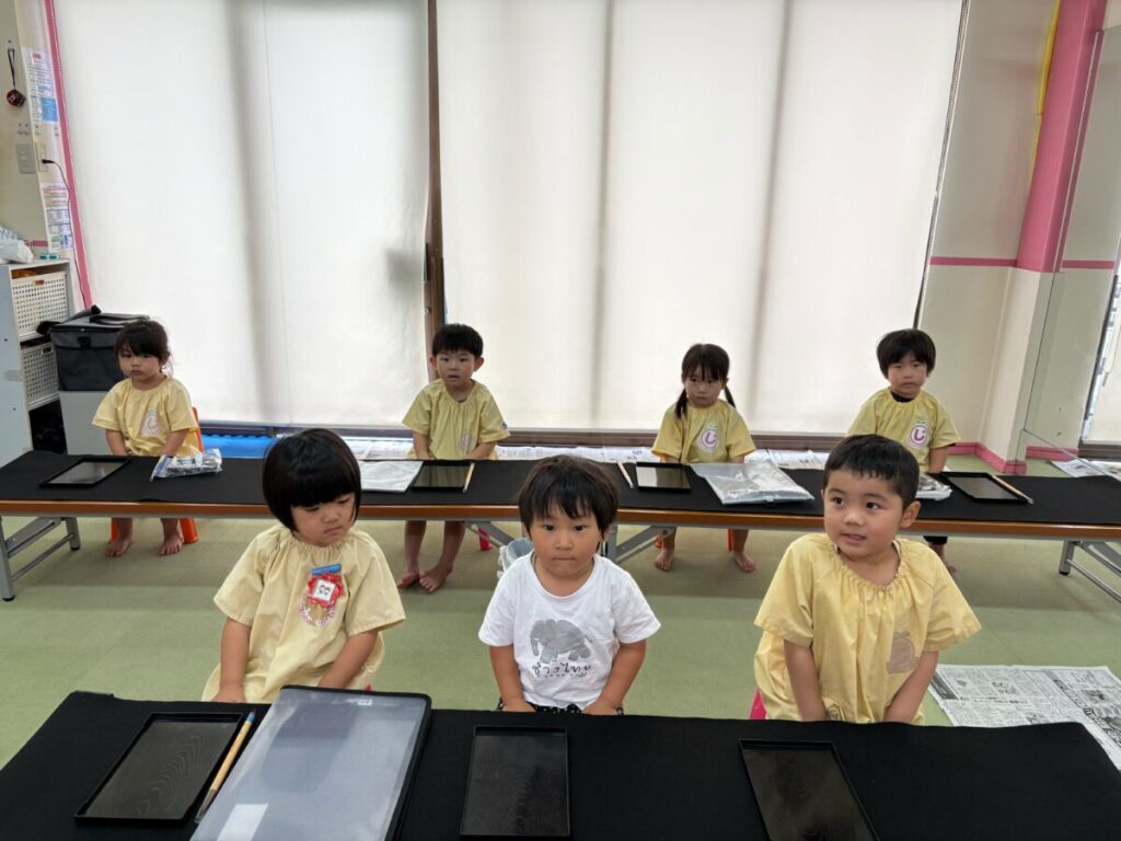 令和7年度　初めての書道✨
