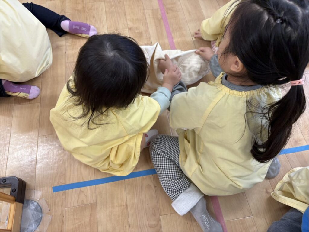 ズボンの着脱・たたみ方を教えてもらった！！