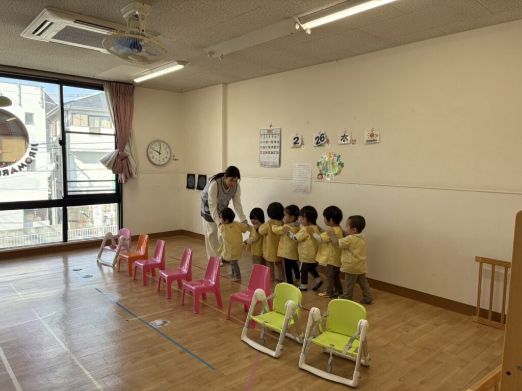 小さい子たちの練習