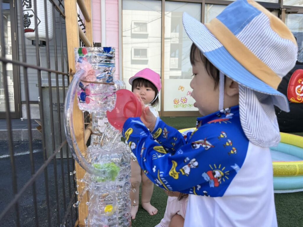 水遊び♪　７月10日