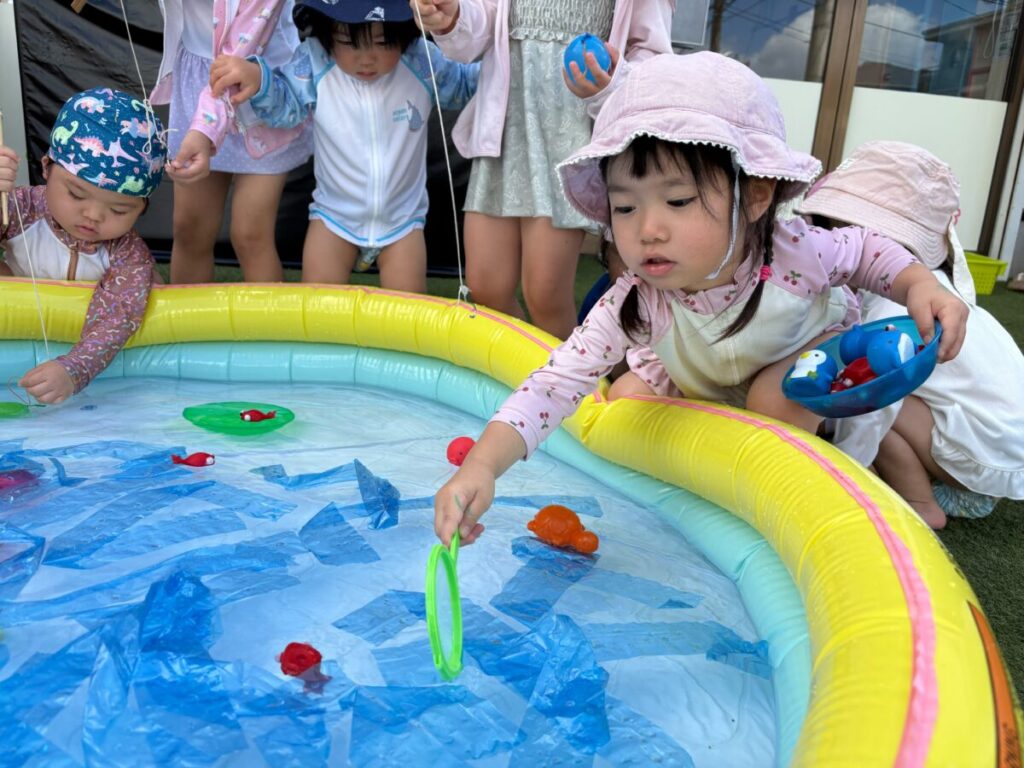水遊び　7/14